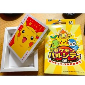 Pokemon Playing Card Poker Yellow Deck Very Rare Vintage Card Factory New Sealed